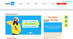 Desktop Screenshot of frackfeed.com